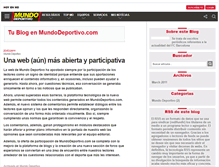 Tablet Screenshot of blogs-lectores.mundodeportivo.com