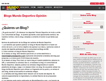 Tablet Screenshot of blogs.mundodeportivo.com